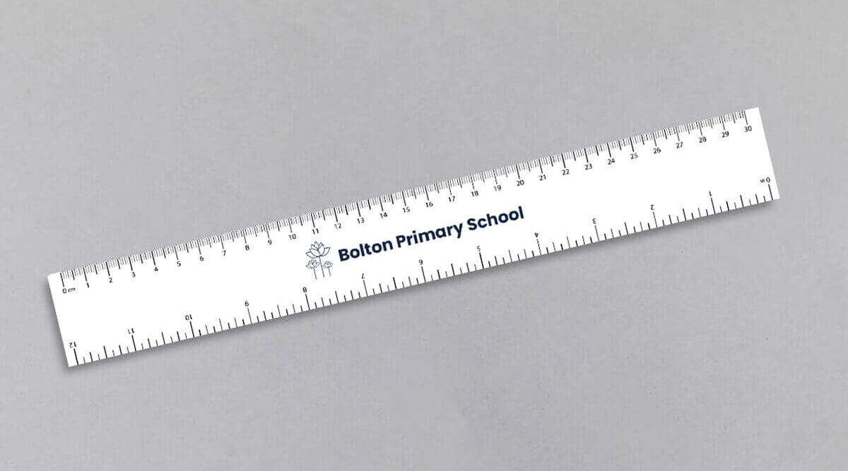 Ruler with School Logo